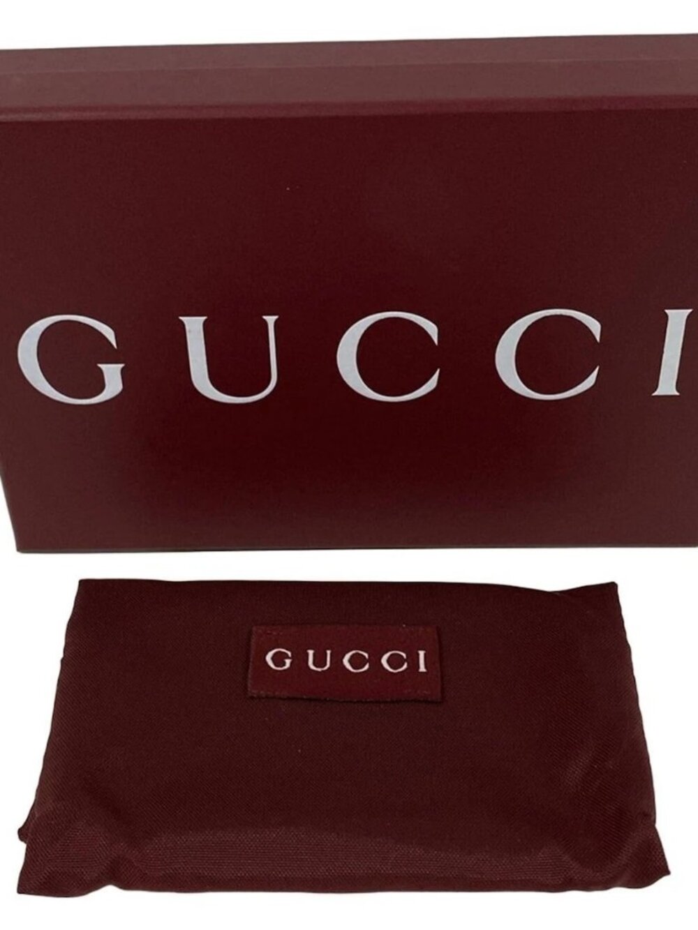 GUCCI GG 790036 Dark Navy Gray GG Canvas Leather - Bifold Wallet - Picture 5 of 5